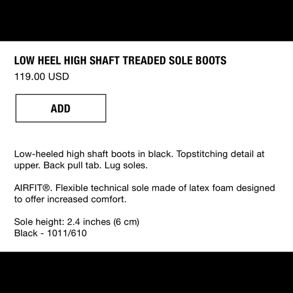 ZARA LEATHER LUG SOLE BOOTS - Picture 8 of 16